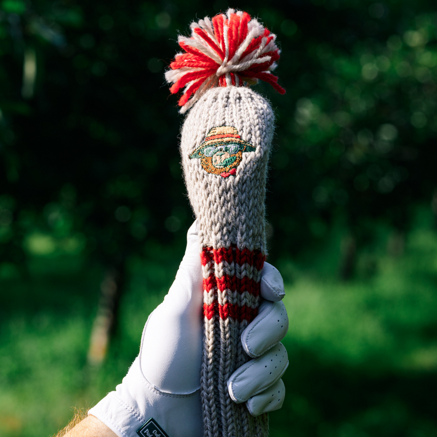 Bogey Cherry Bear Knit Headcovers