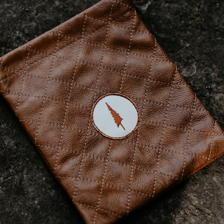 Lone Pines Diamond-Stitched Valuables Pouch