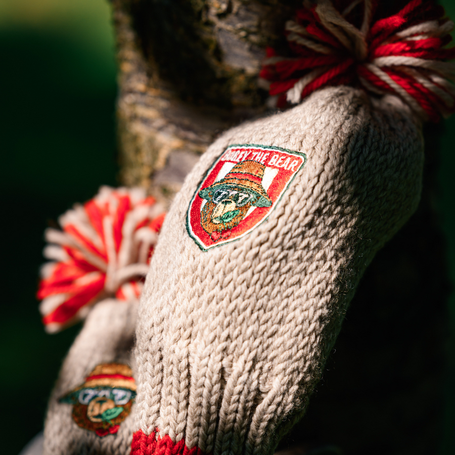 Bogey Cherry Bear Knit Headcovers