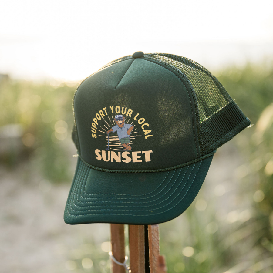 Support Your Local Sunset Trucker Hat