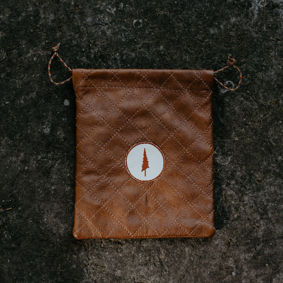 Lone Pines Diamond-Stitched Valuables Pouch
