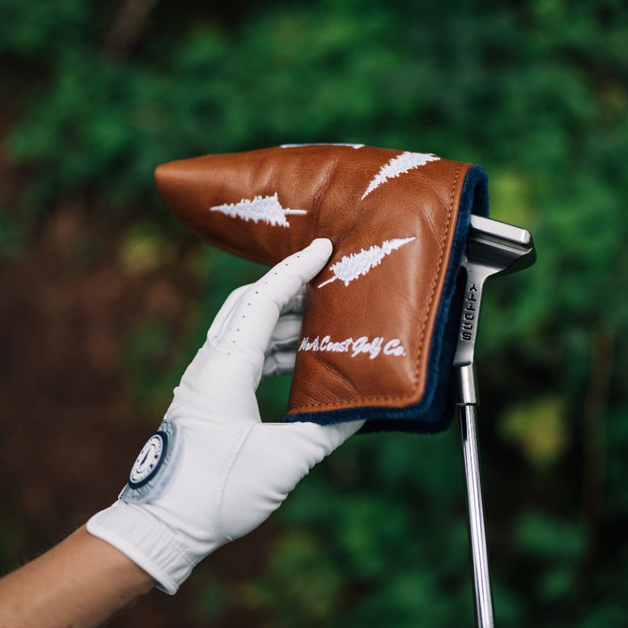 Titleist Frost Out 2 Panel Leather Driver Headcover | Golf Titleist Frost Out 2 Panel Leather Driver Headcover | Golf