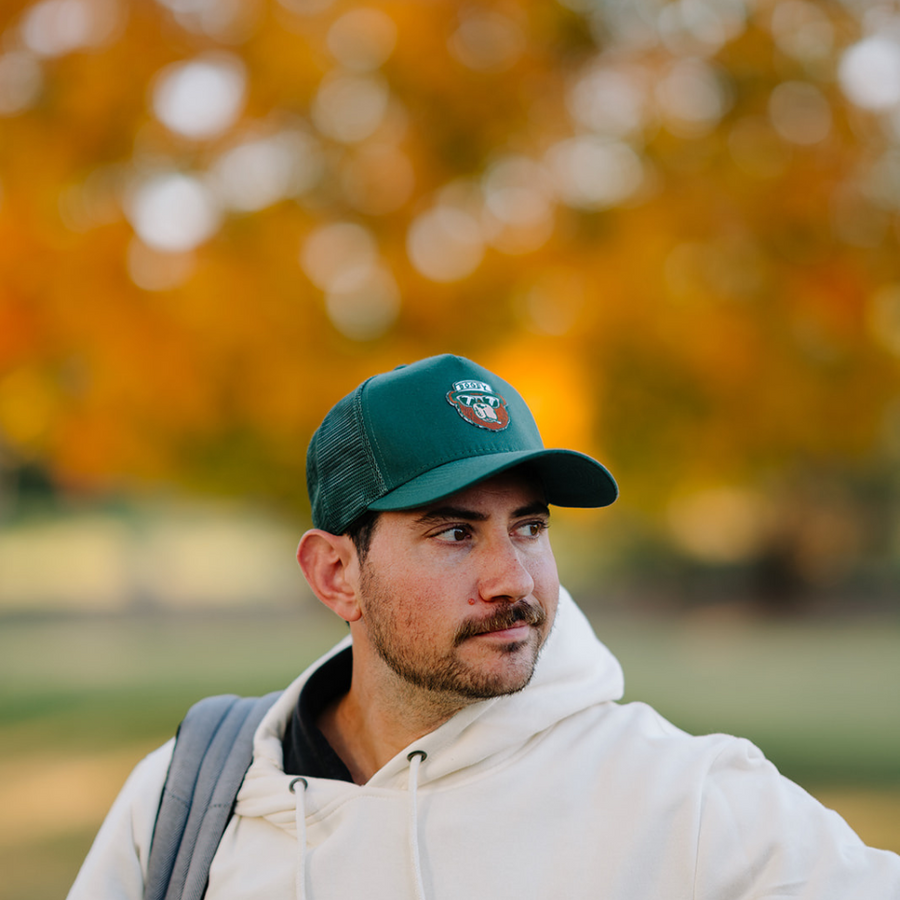 Bogey the Bear Trucker Hats