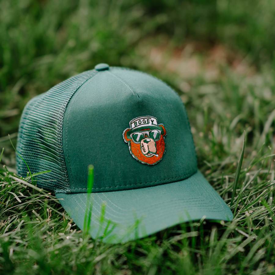 Bogey the Bear Trucker Hats