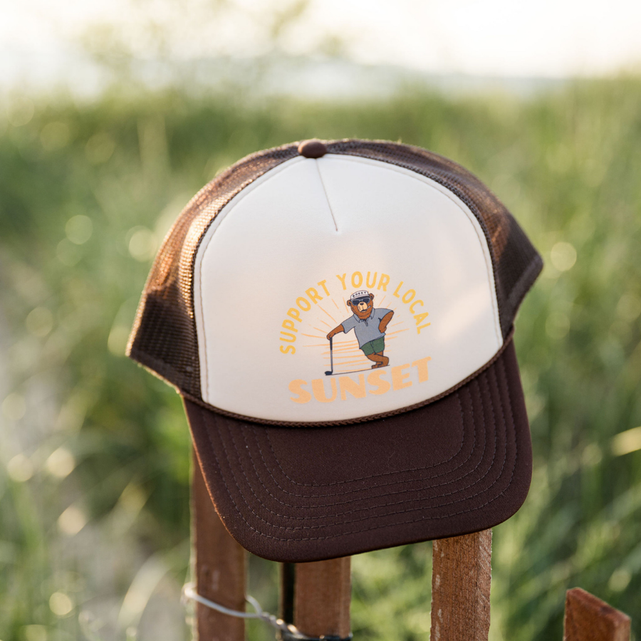 Support Your Local Sunset Trucker Hat