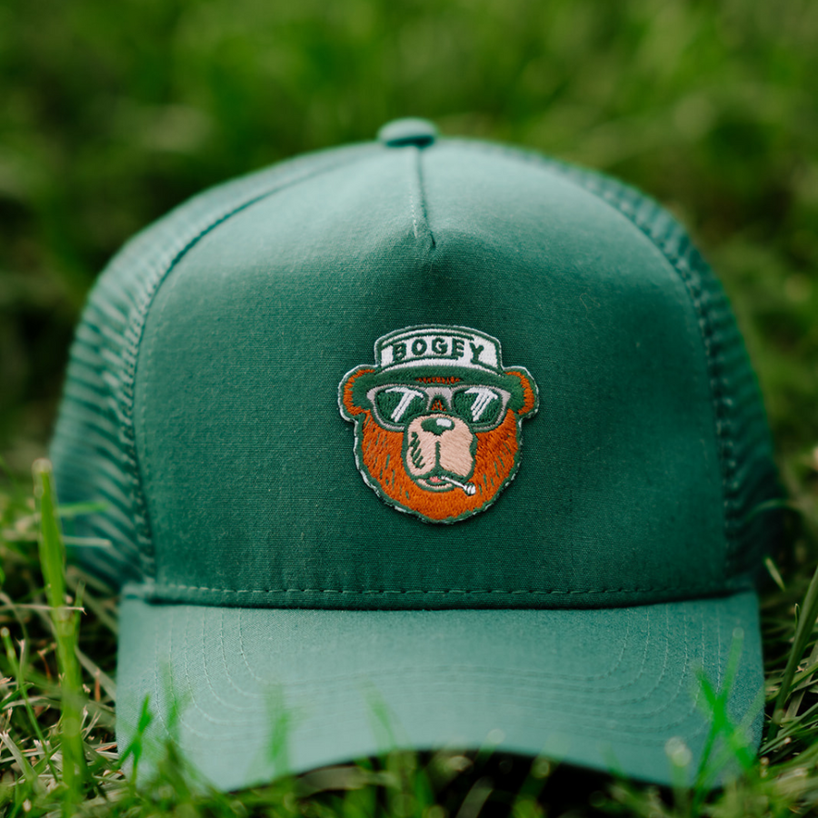 Bogey the Bear Trucker Hats