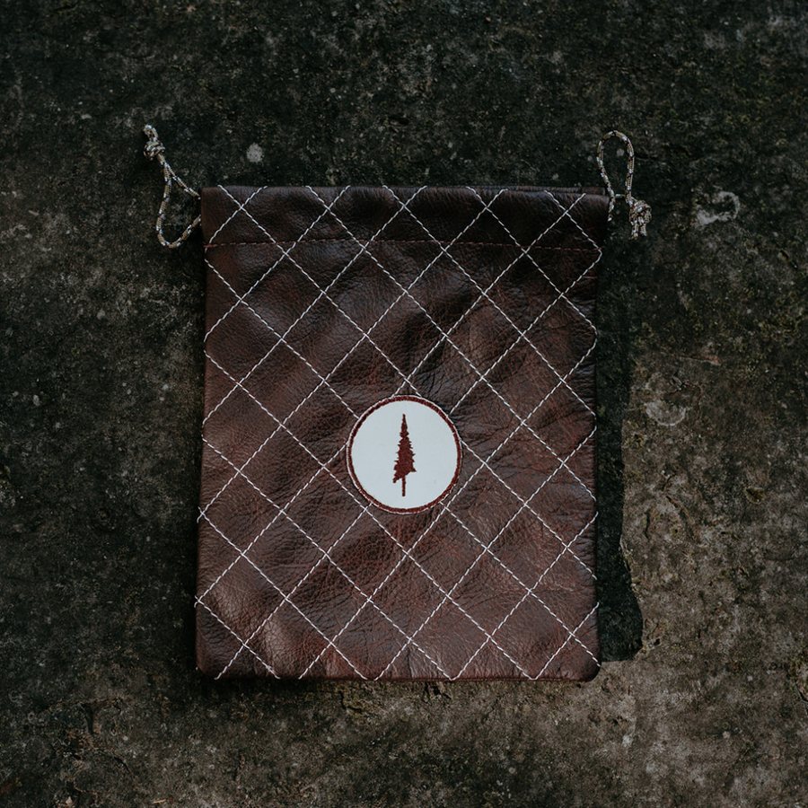 Lone Pines Diamond-Stitched Valuables Pouch