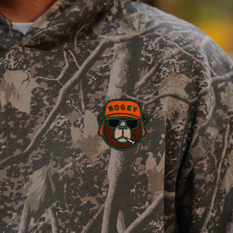 Bogey the Bear Camo Hoodie