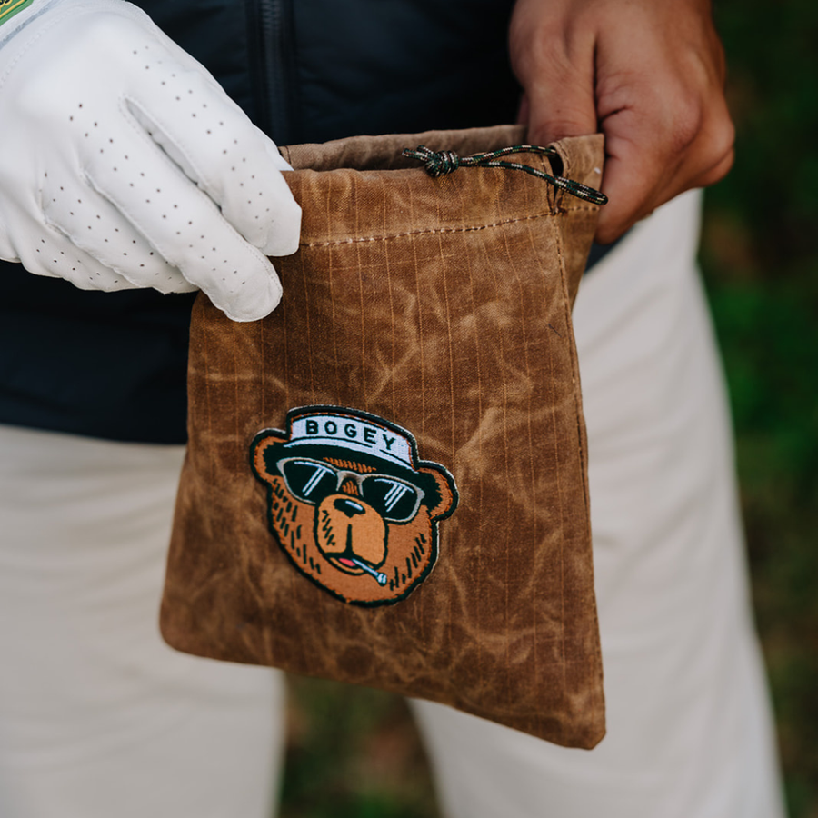 Bogey Waxed Ripstop Valuables Pouch