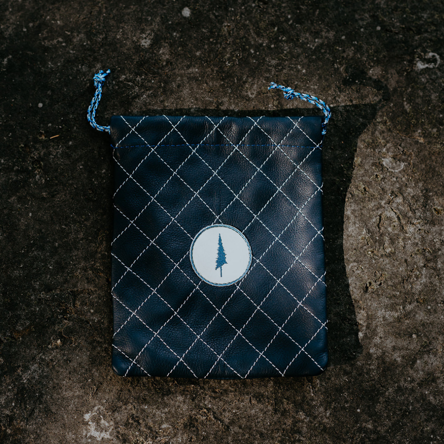 Lone Pines Diamond-Stitched Valuables Pouch