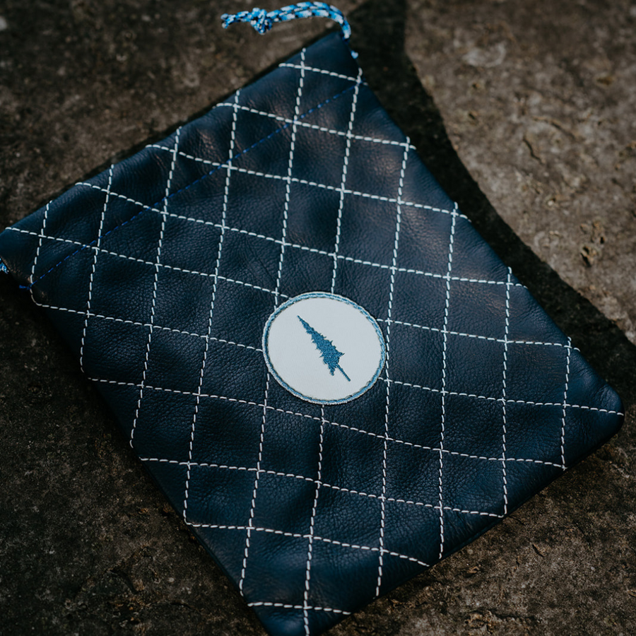 Lone Pines Diamond-Stitched Valuables Pouch