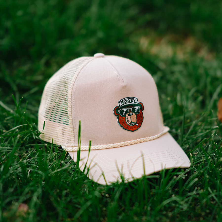 Bear trucker hat shop