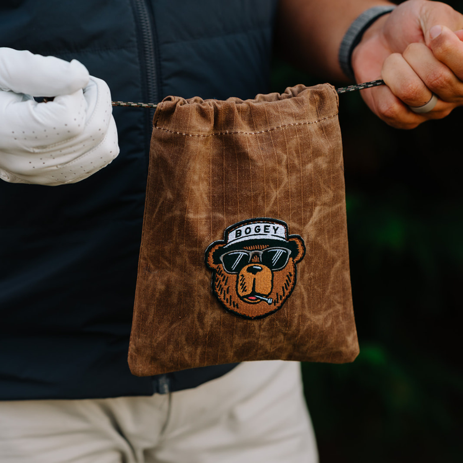 Bogey Waxed Ripstop Valuables Pouch