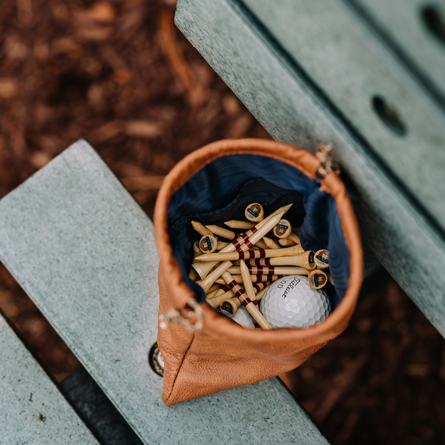 Leather Valuables Pouch North Coast Golf Co