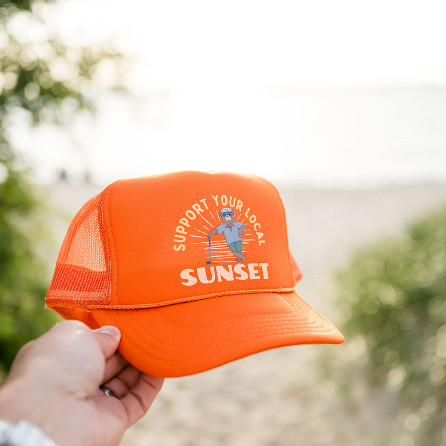 Support Your Local Sunset Trucker Hat