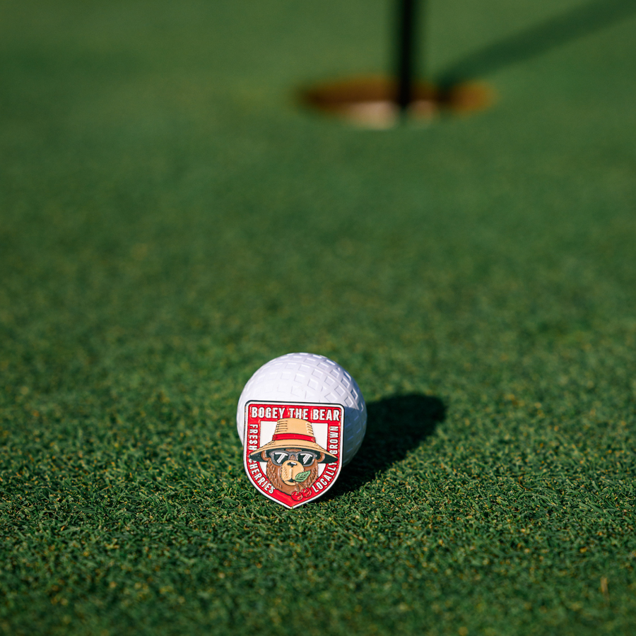 Bogey Cherry Bear Ball Marker
