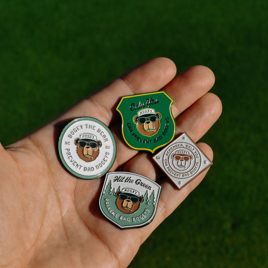 Bogey Camp Scout Enamel Ball Markers
