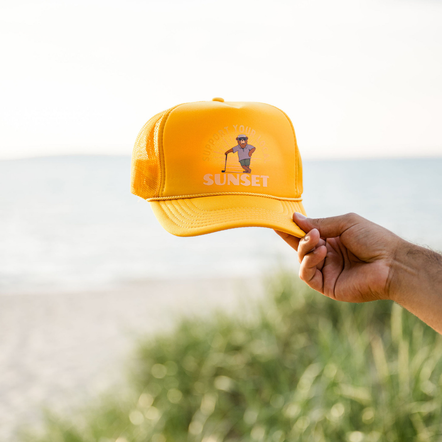 Support Your Local Sunset Trucker Hat