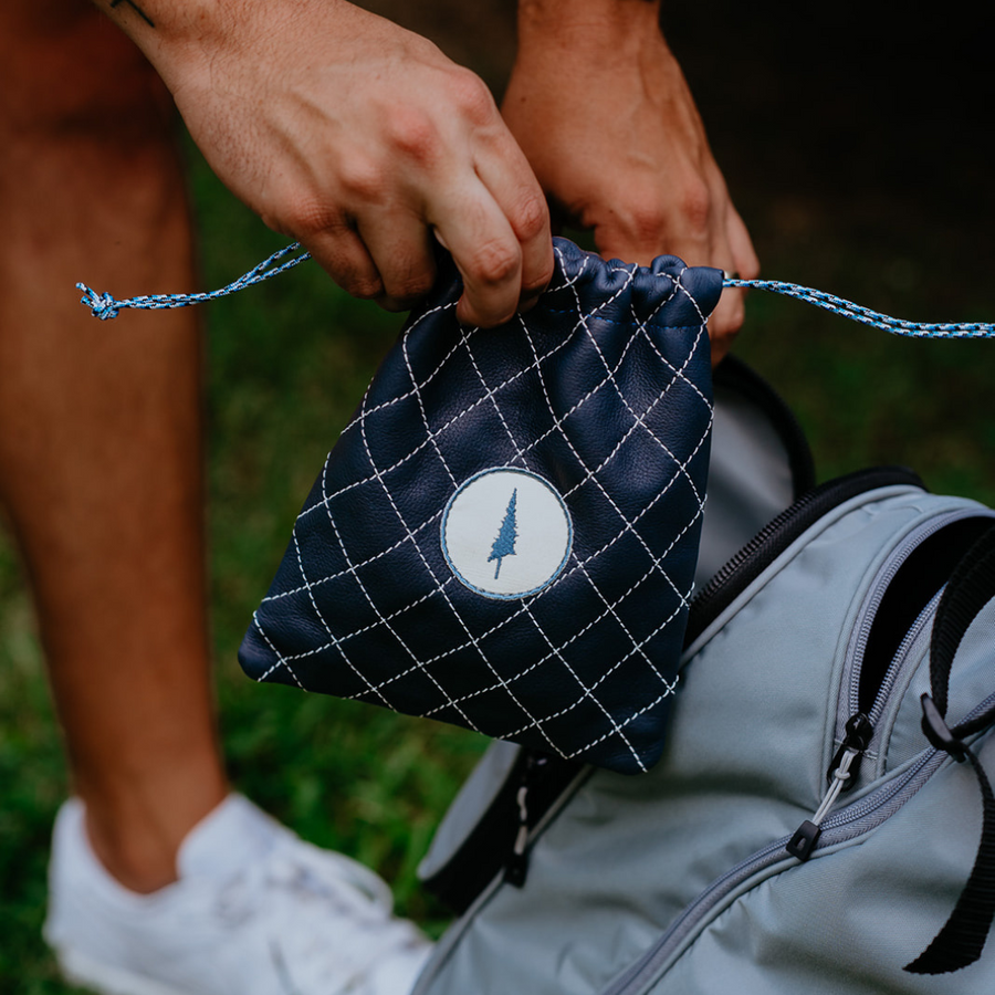Lone Pines Diamond-Stitched Valuables Pouch