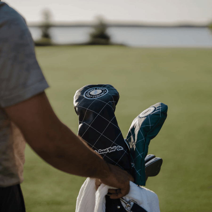 Summer Blues Leather Headcovers