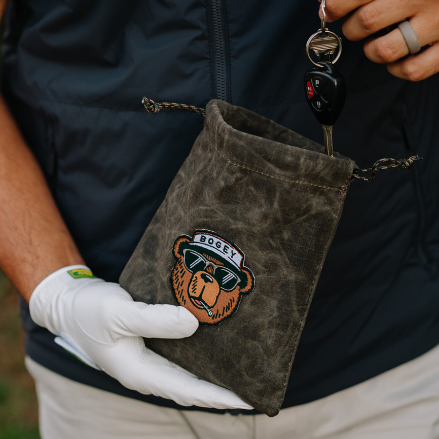 Bogey Waxed Ripstop Valuables Pouch