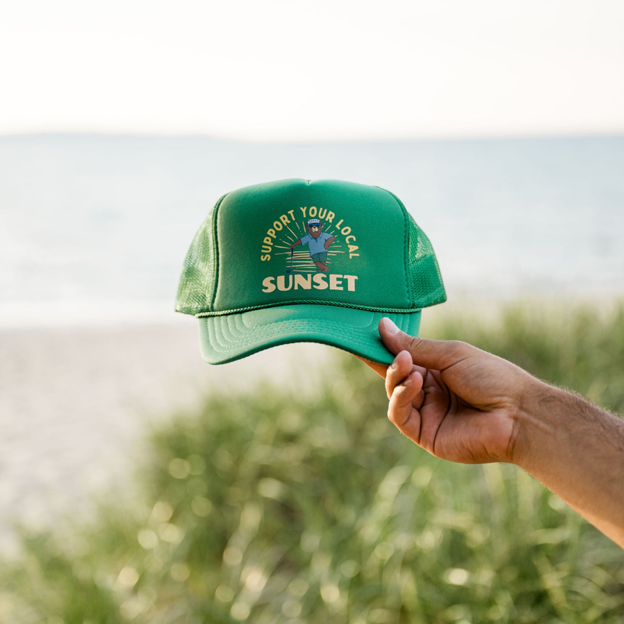 Support Your Local Sunset Trucker Hat