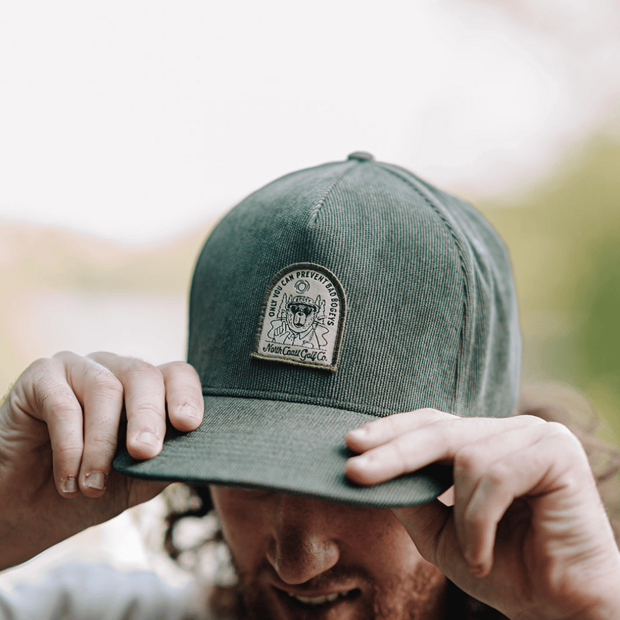 Corduroy golf hat sales