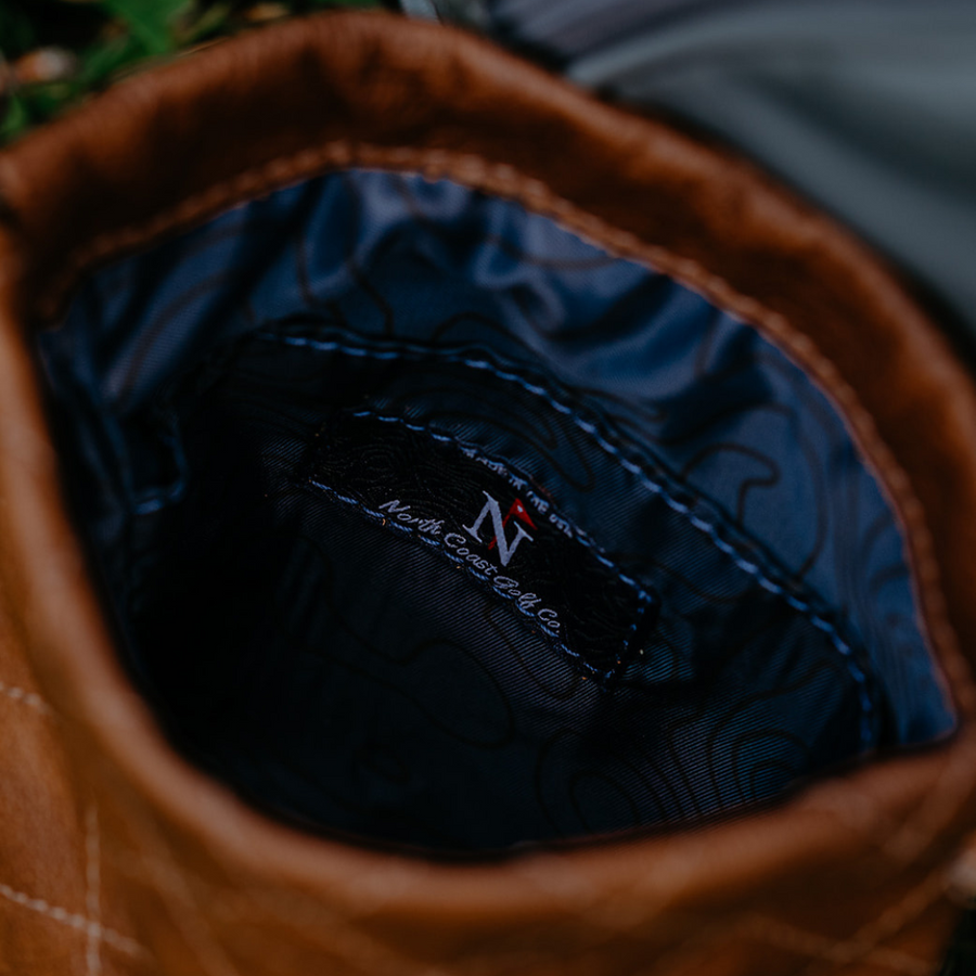 Lone Pines Diamond-Stitched Valuables Pouch