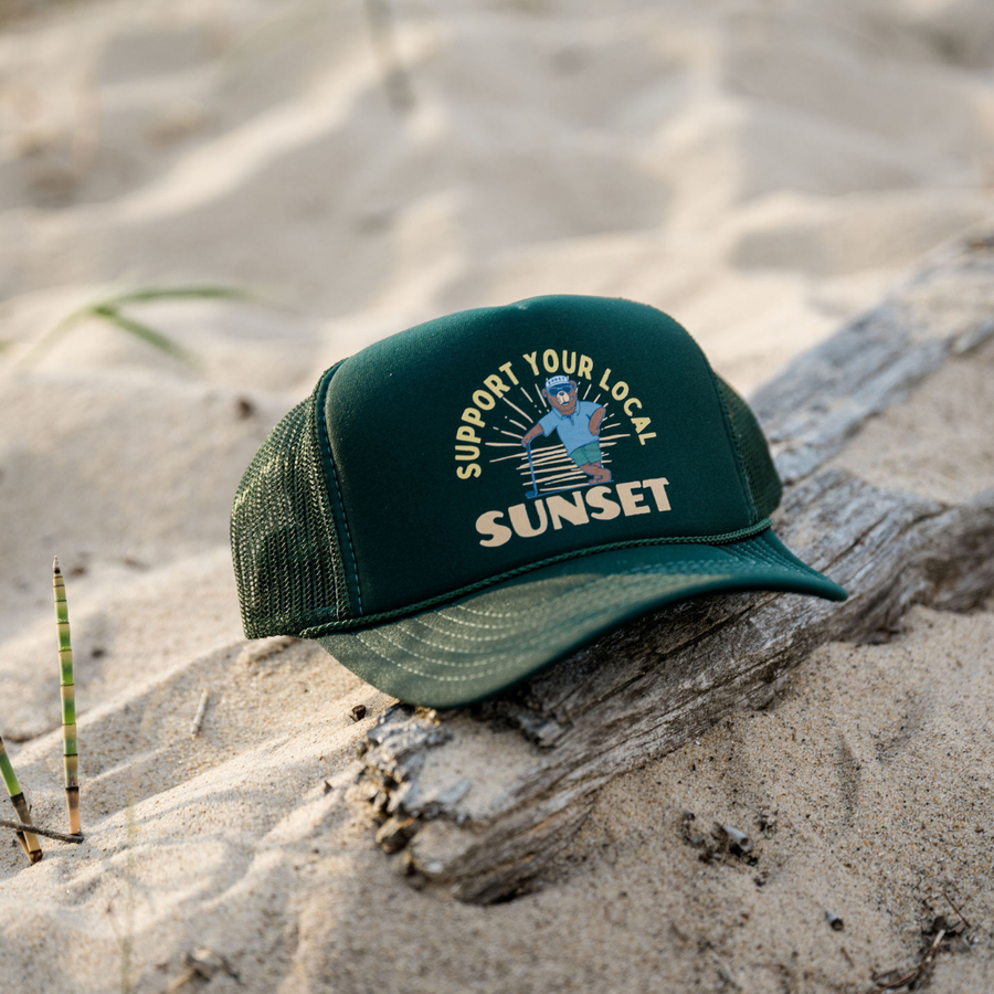 Support Your Local Sunset Trucker Hat