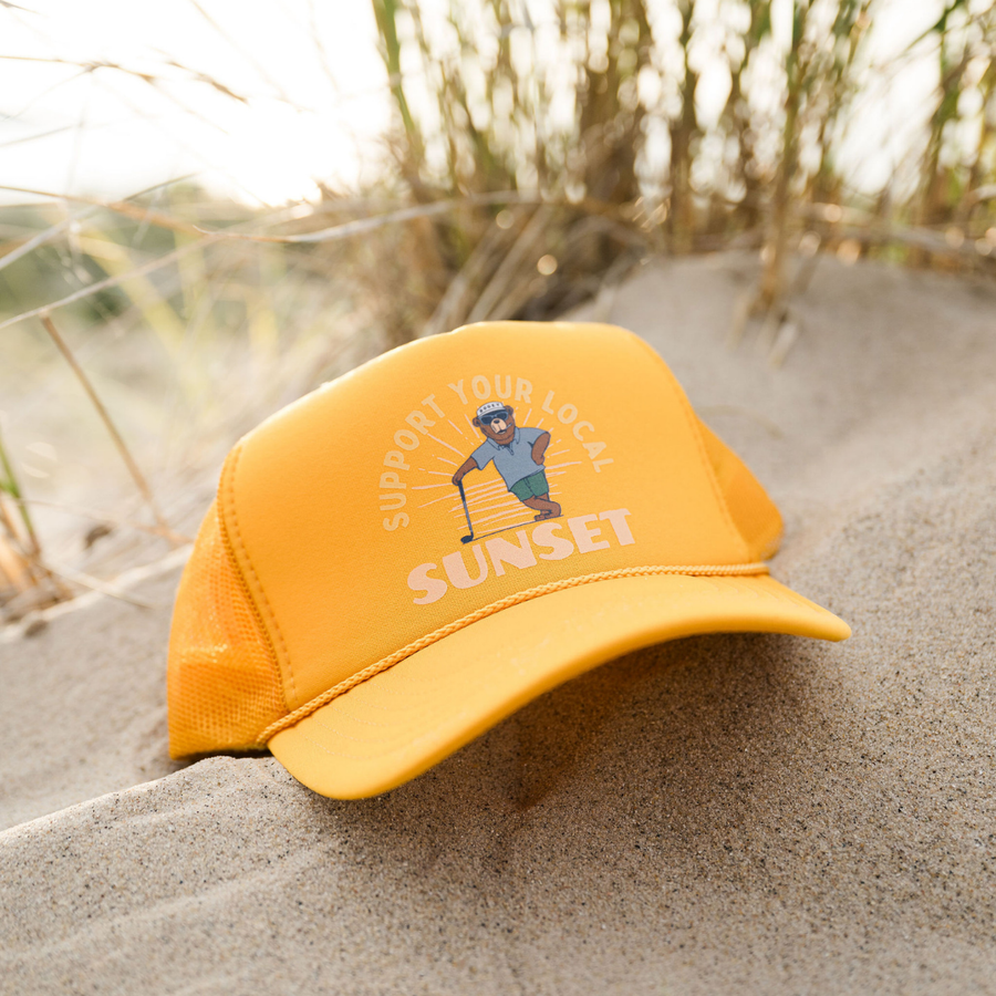 Support Your Local Sunset Trucker Hat