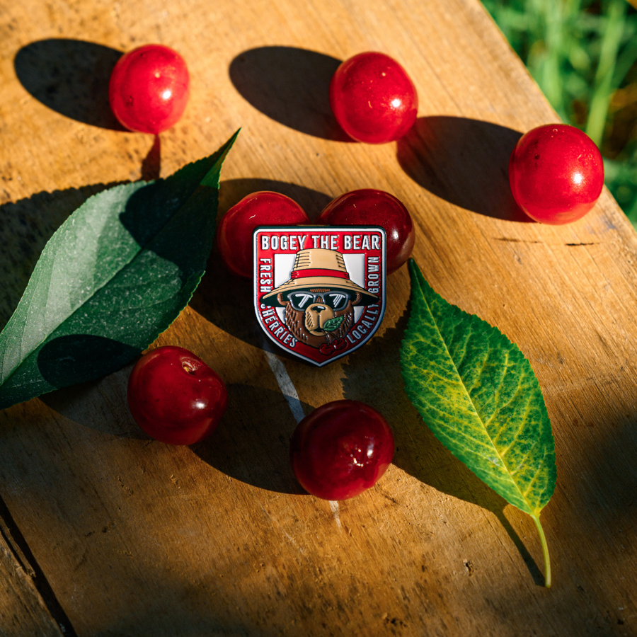 Bogey Cherry Bear Ball Marker