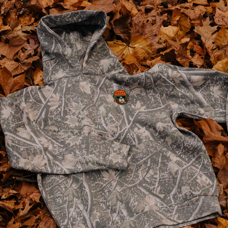 Bogey the Bear Camo Hoodie