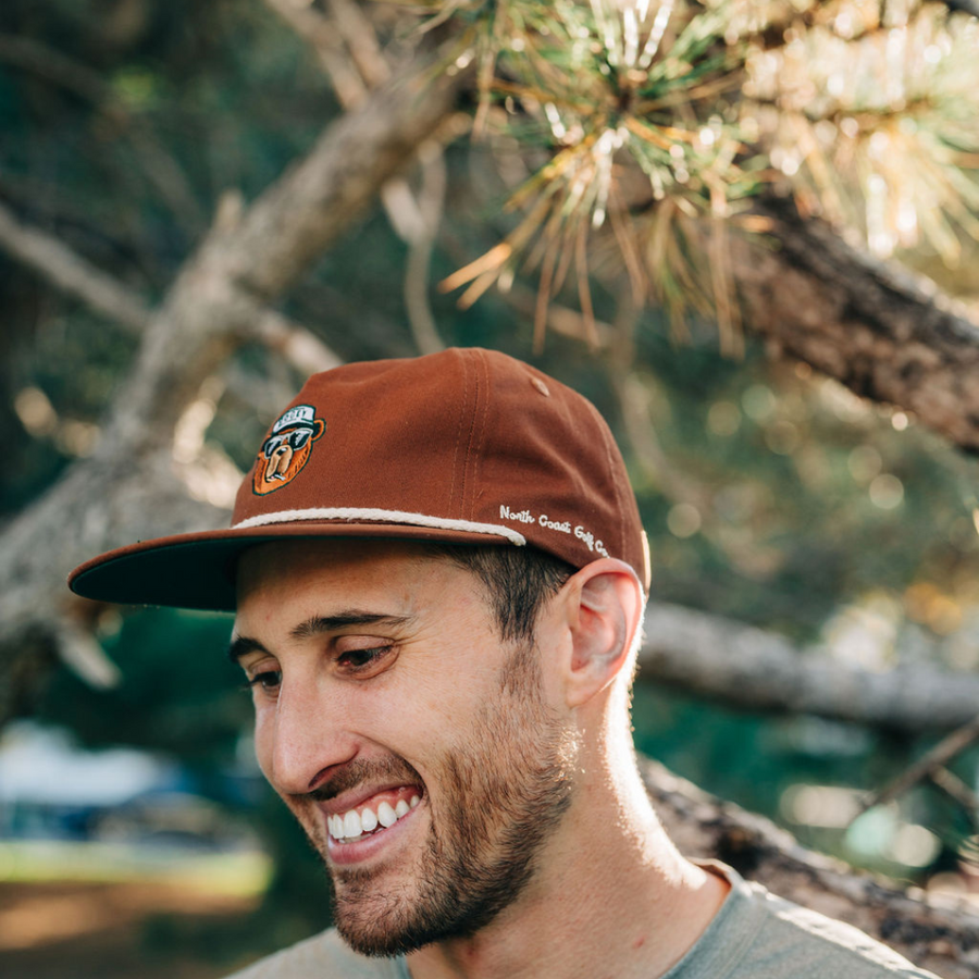 Old school golf hats with best sale rope