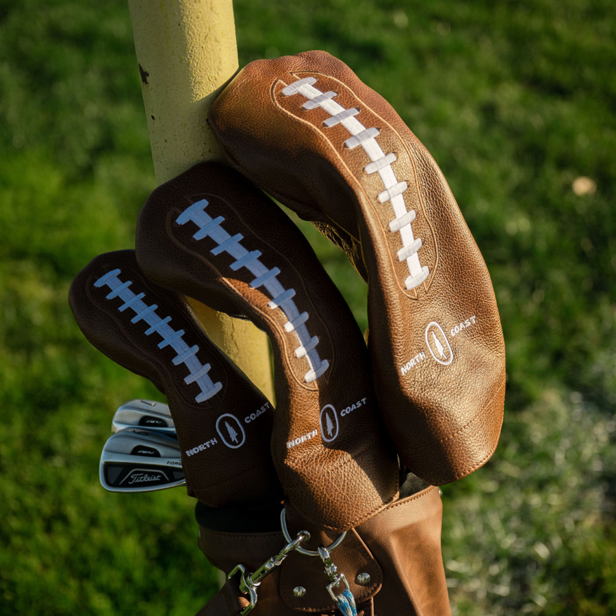 Game Day Leather Football Headcovers