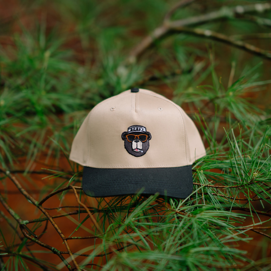 Bogey Black Bear Retro Hat