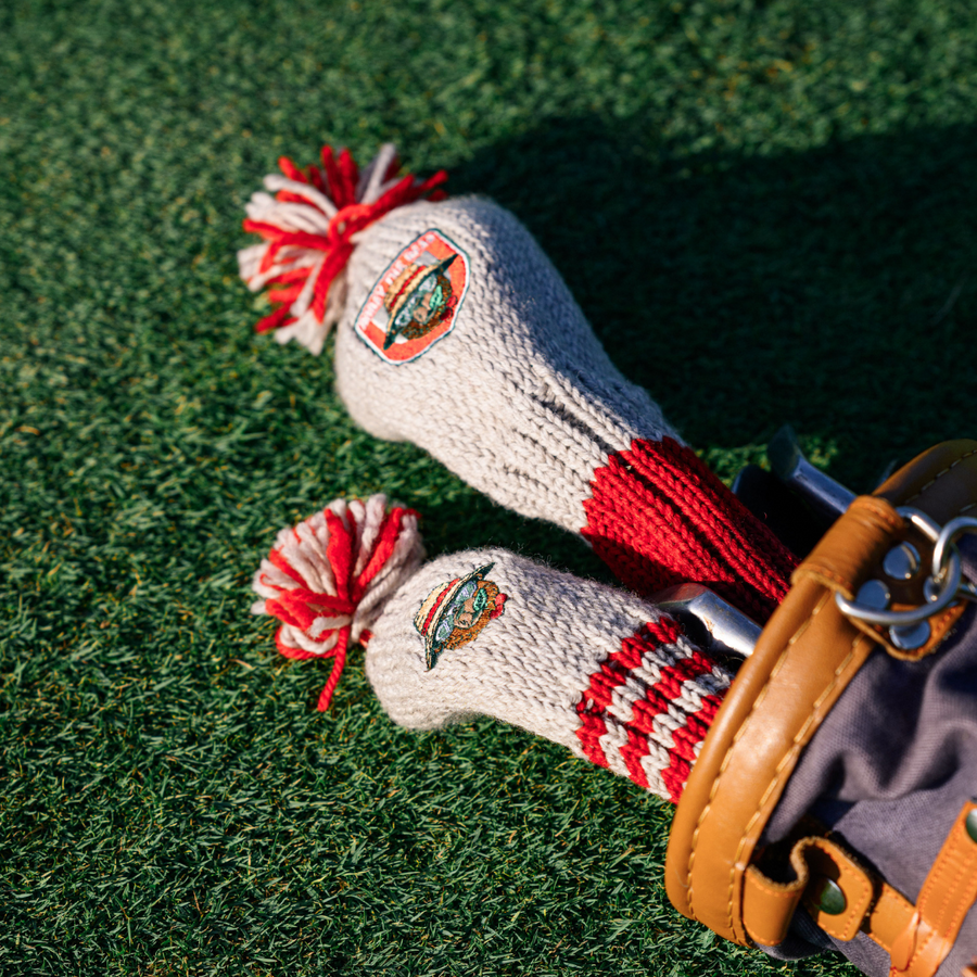 Bogey Cherry Bear Knit Headcovers