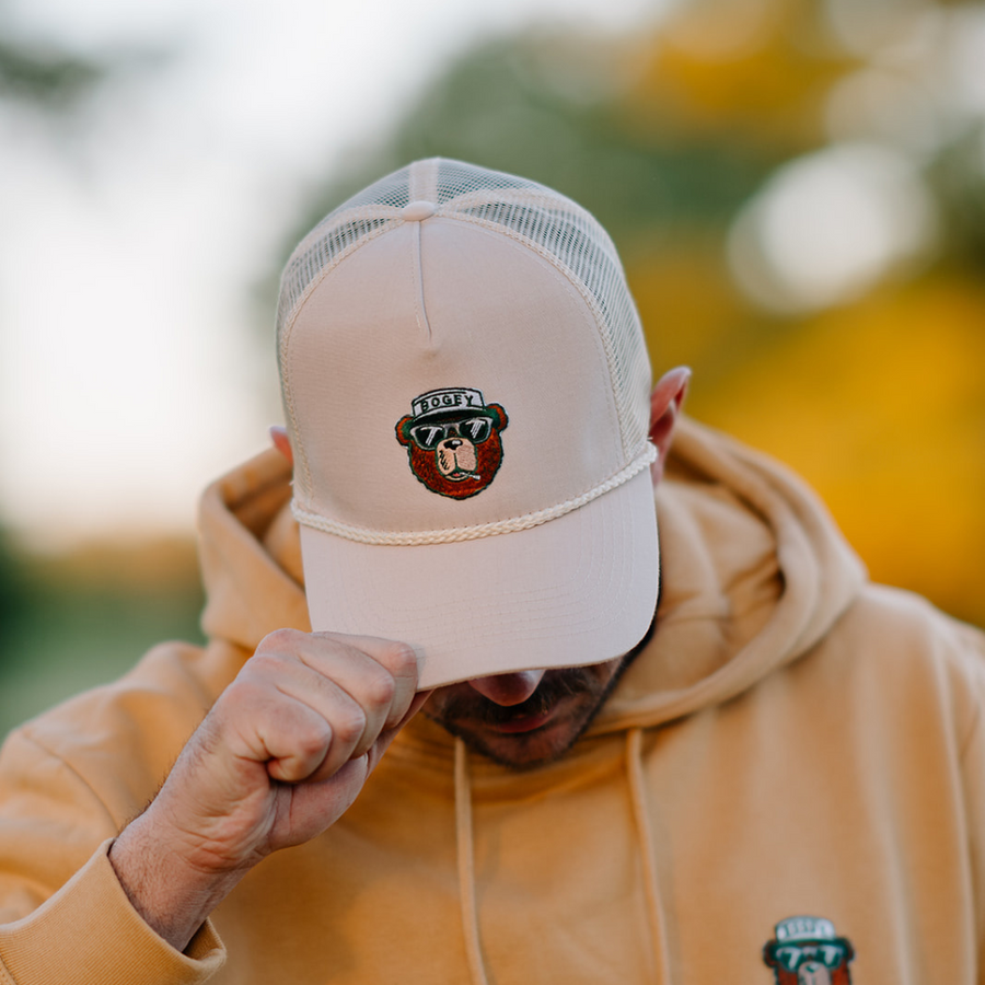 Bogey the Bear Trucker Hats