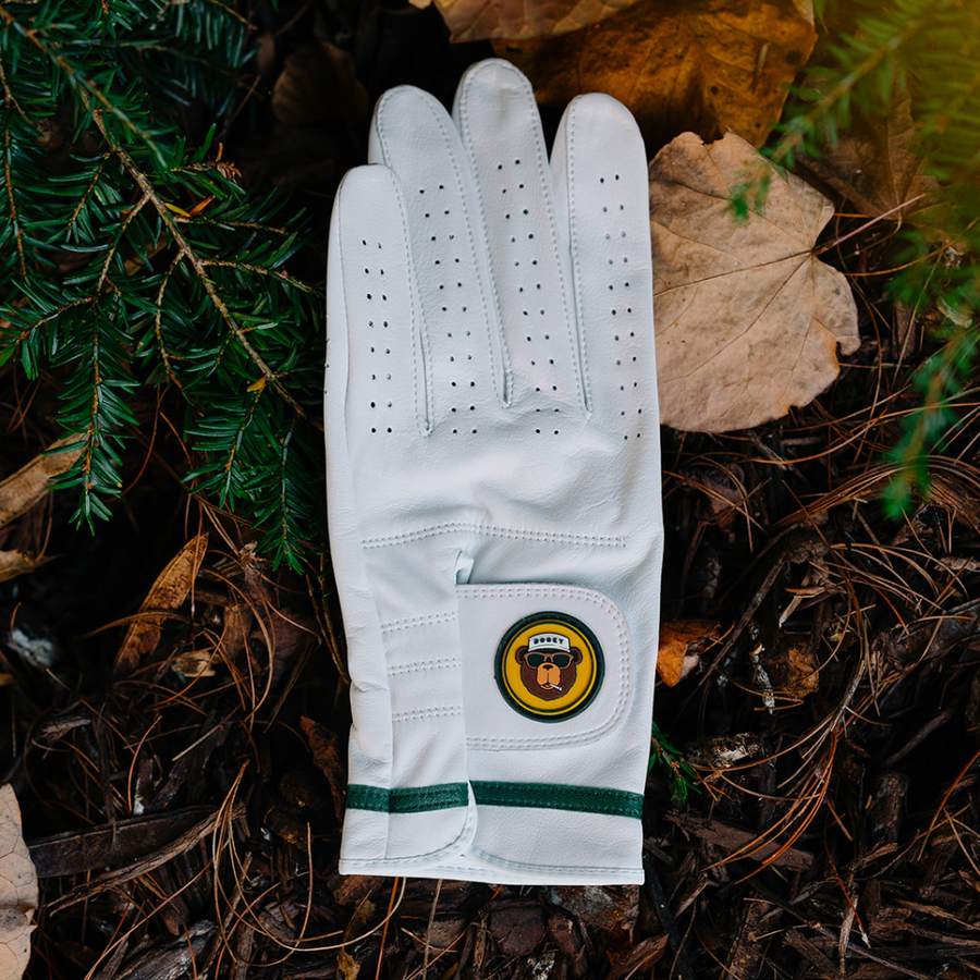 Bogey Hit the Green Premium Golf Glove, Cabretta Leather – North Bogey Hit the Green Premium Golf Glove, Cabretta Leather – North