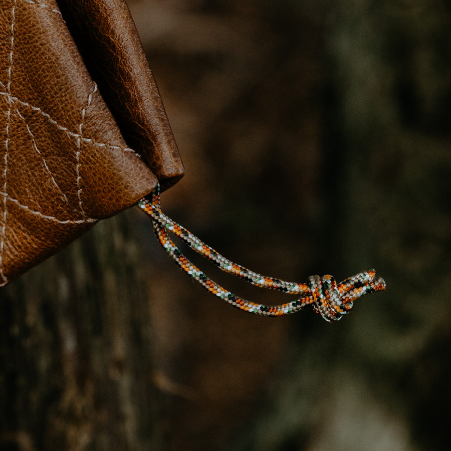 Lone Pines Diamond-Stitched Valuables Pouch