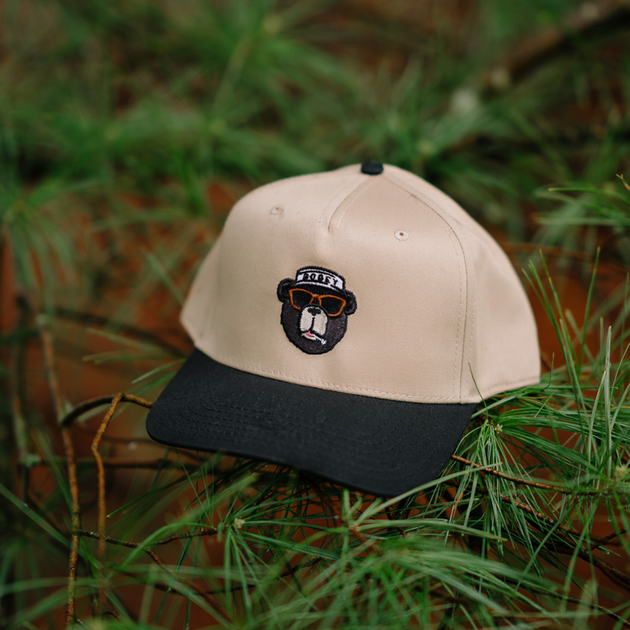 Bogey Black Bear Retro Hat