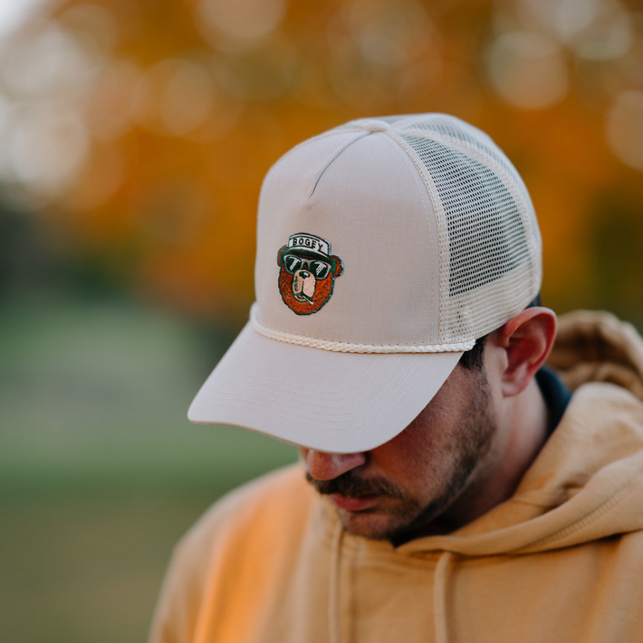 Bogey the Bear Trucker Hats