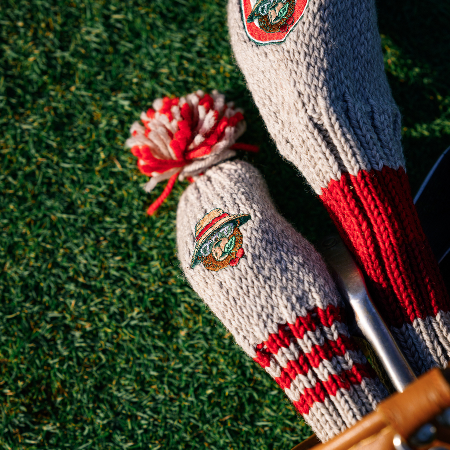 Bogey Cherry Bear Knit Headcovers