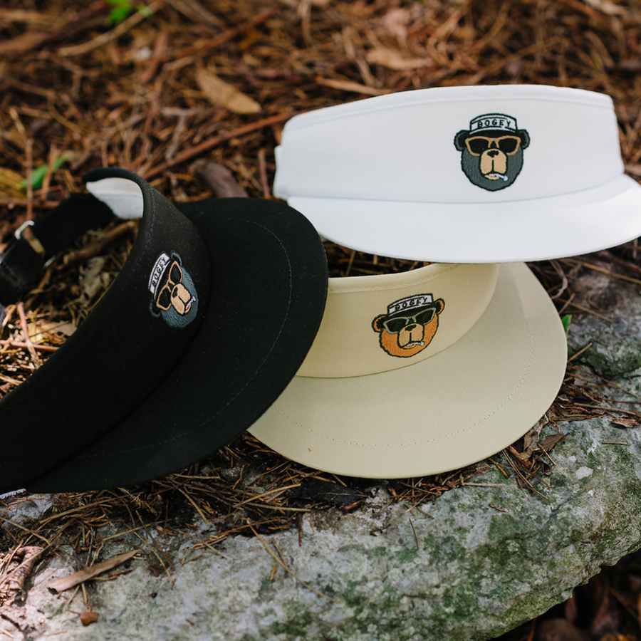 Bogey the Bear Tour Visors – North Coast Golf - Main Image
