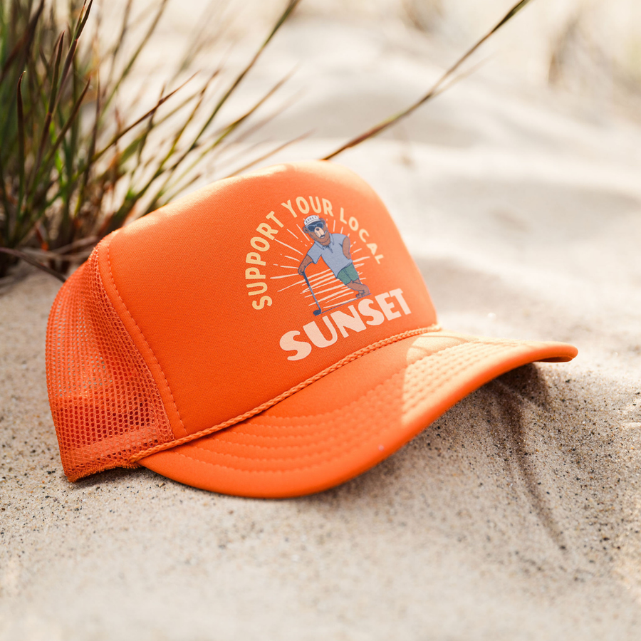 Support Your Local Sunset Trucker Hat