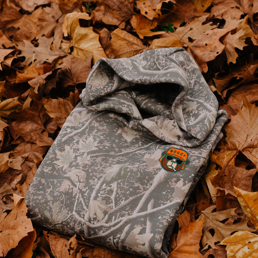 Bogey the Bear Camo Hoodie
