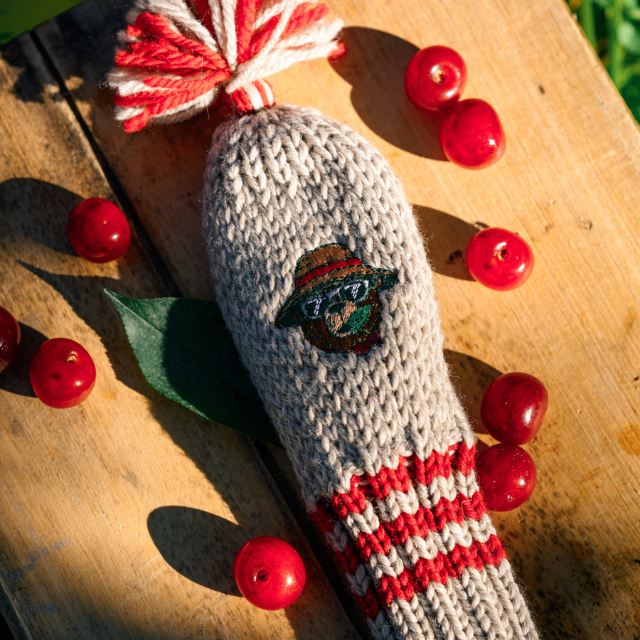 Bogey Cherry Bear Knit Headcovers
