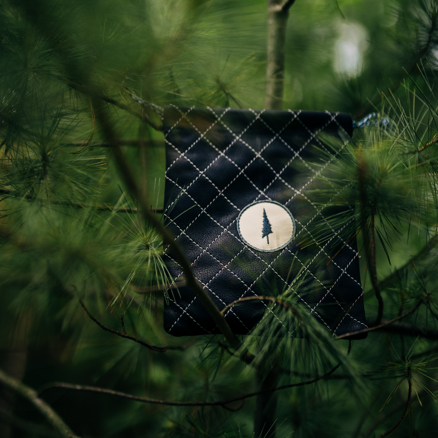 Lone Pines Diamond-Stitched Valuables Pouch
