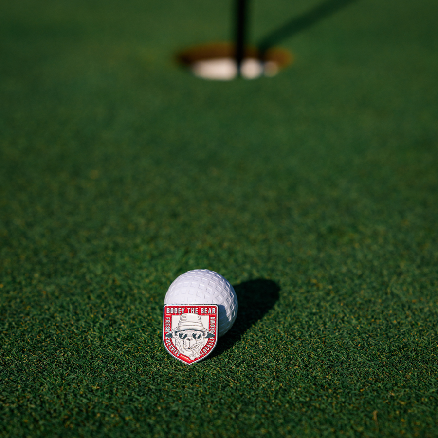 Bogey Cherry Bear Ball Marker