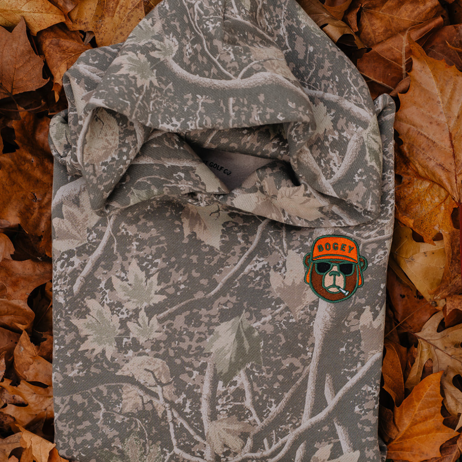 Bogey the Bear Camo Hoodie