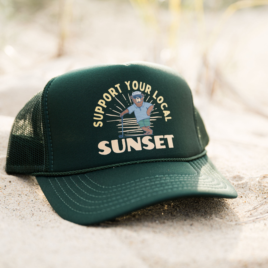 Support Your Local Sunset Trucker Hat